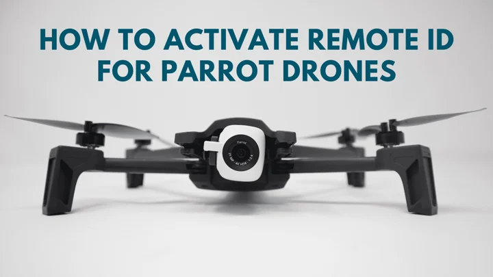Activate Remote ID for Parrot brand drones