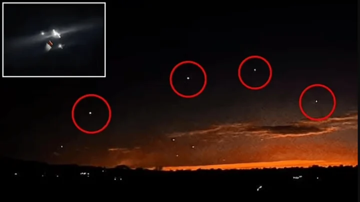 Daily Mail Picture of Drone sightings in New Jersey
