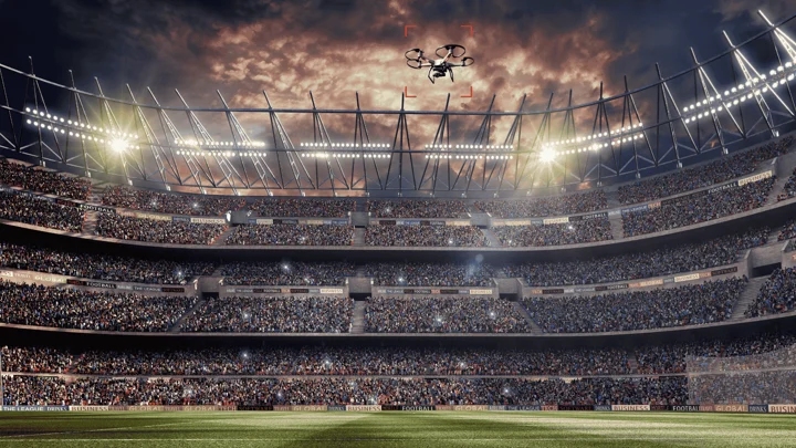 Drone detected flying over stadium - DEFENSE ACT