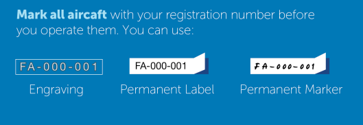 FAA Mark Your UAS Registration ID