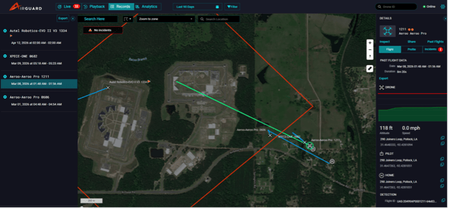 Grant parish screenshot AIRSIGHT