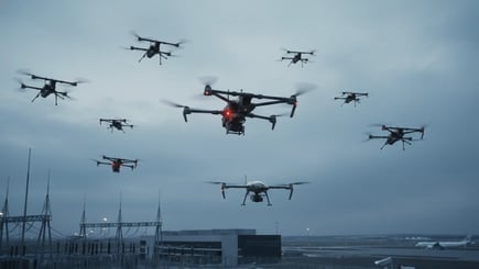 Multi-drone threat | Airsight counter drone solution