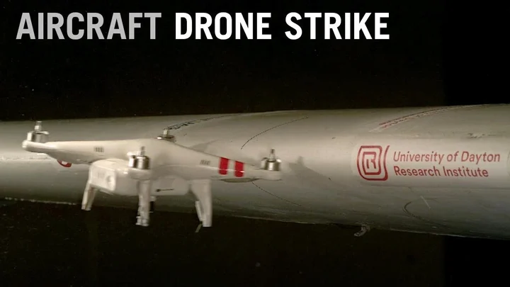 UDRI Drone Aircraft Impact test