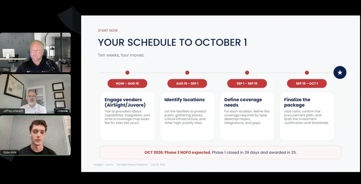 Webinar AirSight x Juvare FEMA Funding