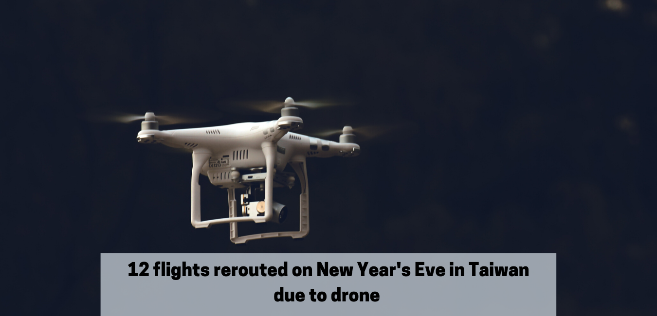 12 flights rerouted on New Year's Eve due to drone