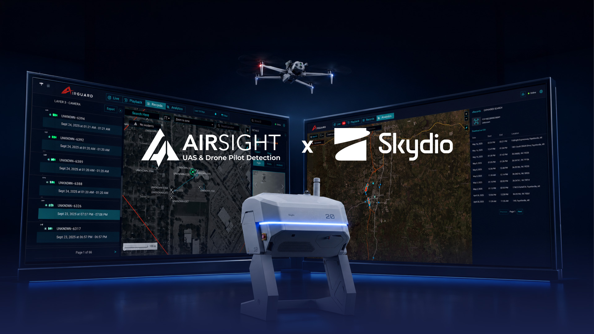 Airsight x skydio integration announcement header