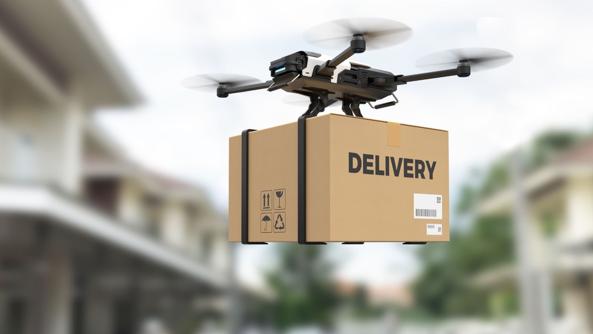 Drone delivery in the sky