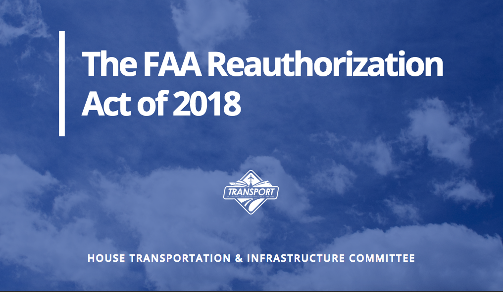 FAA Reauthorization Act 2018