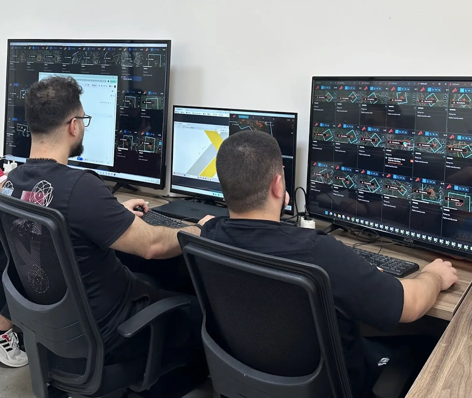 Monitoring team square drone detection solution