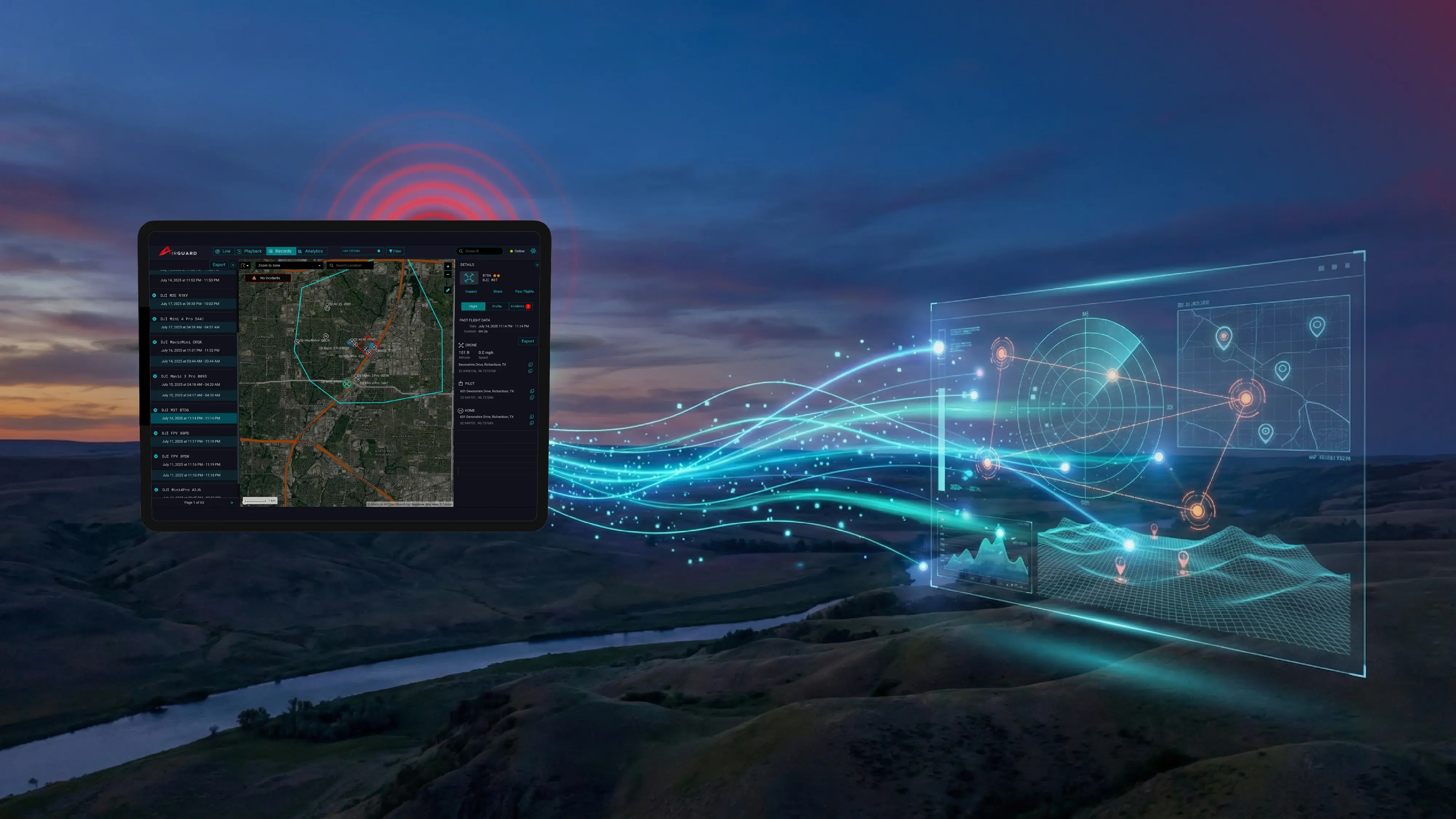 AirSight open source integration Header