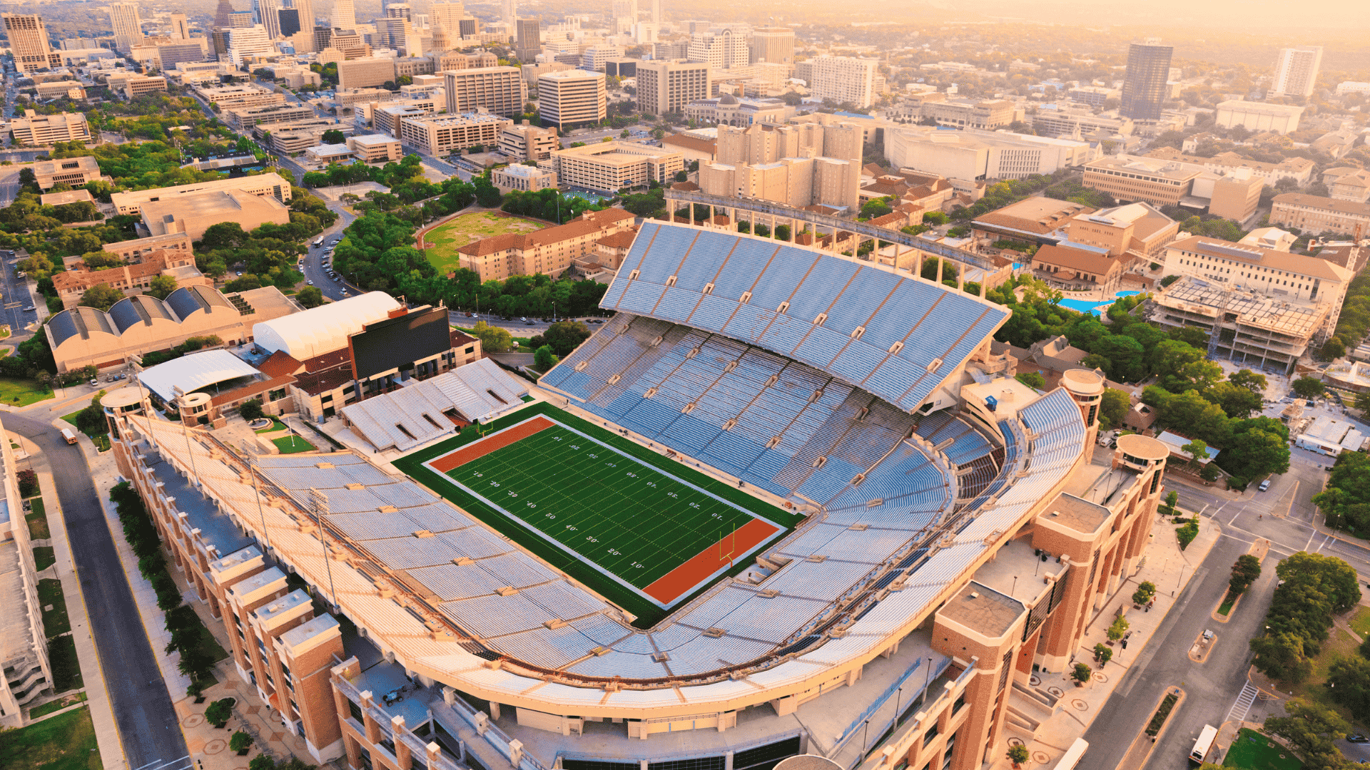 Texas stadium aerial