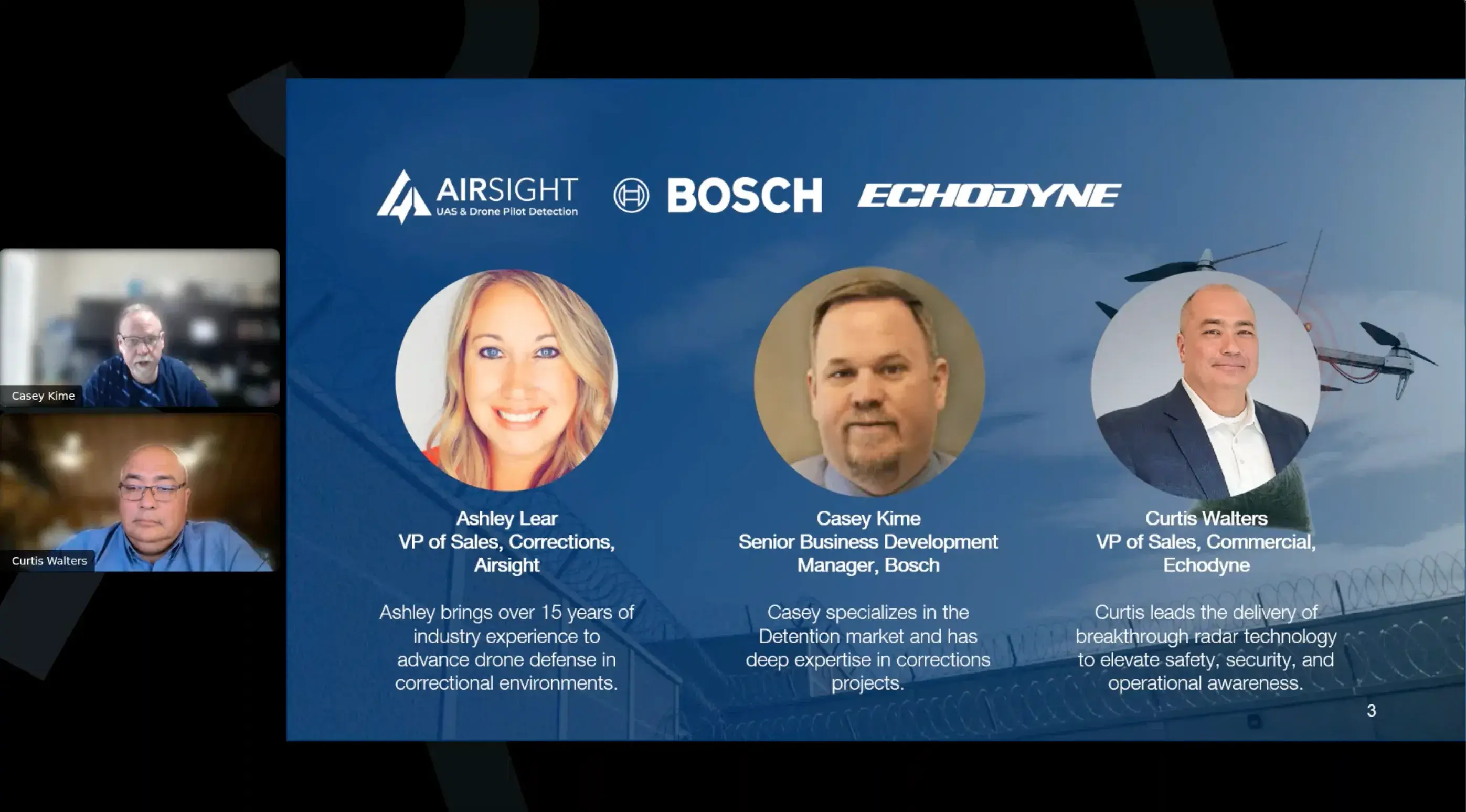 Webinar AirSight, Bosch, Echodyne | Counter Drone Solution