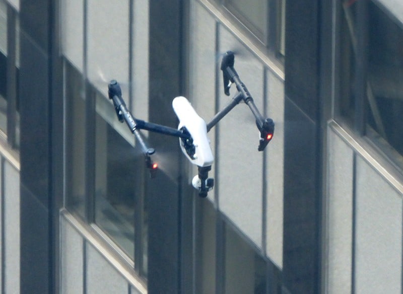 drone spying on corporations