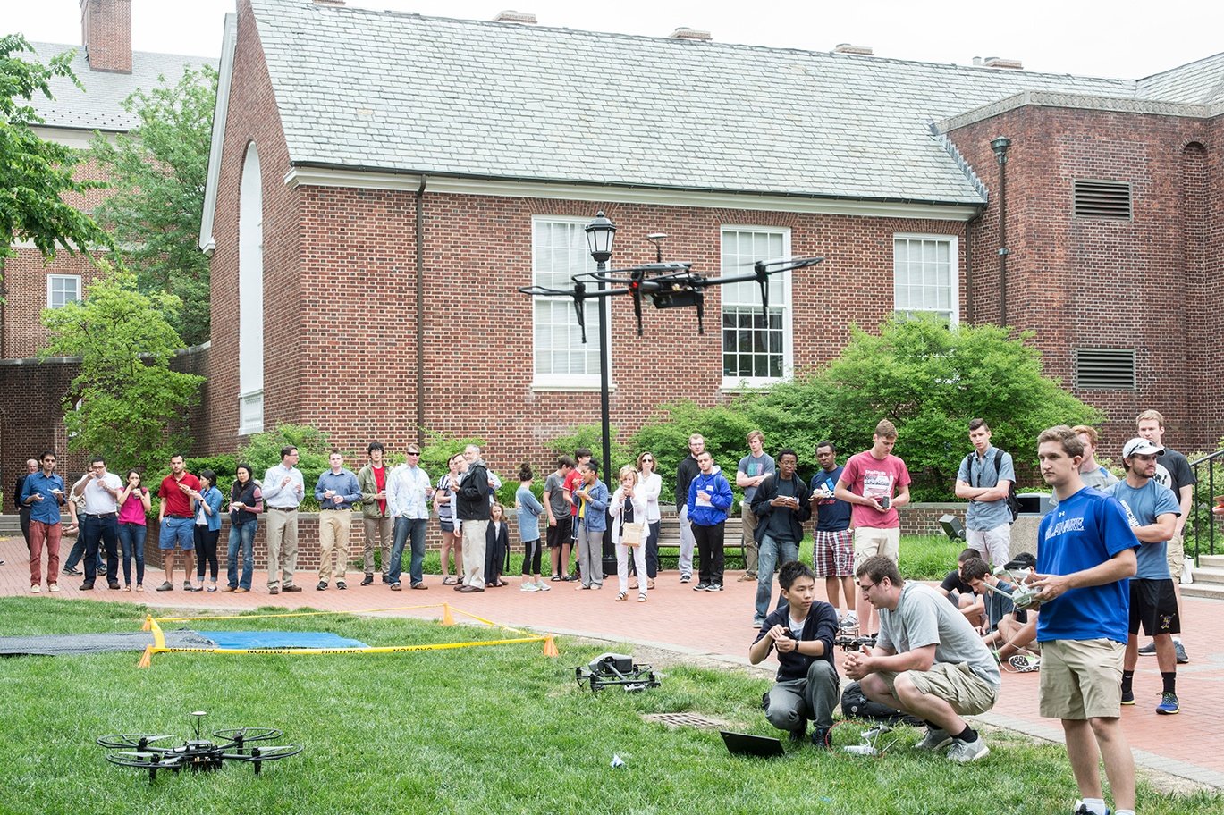 drones on university campus.jpg