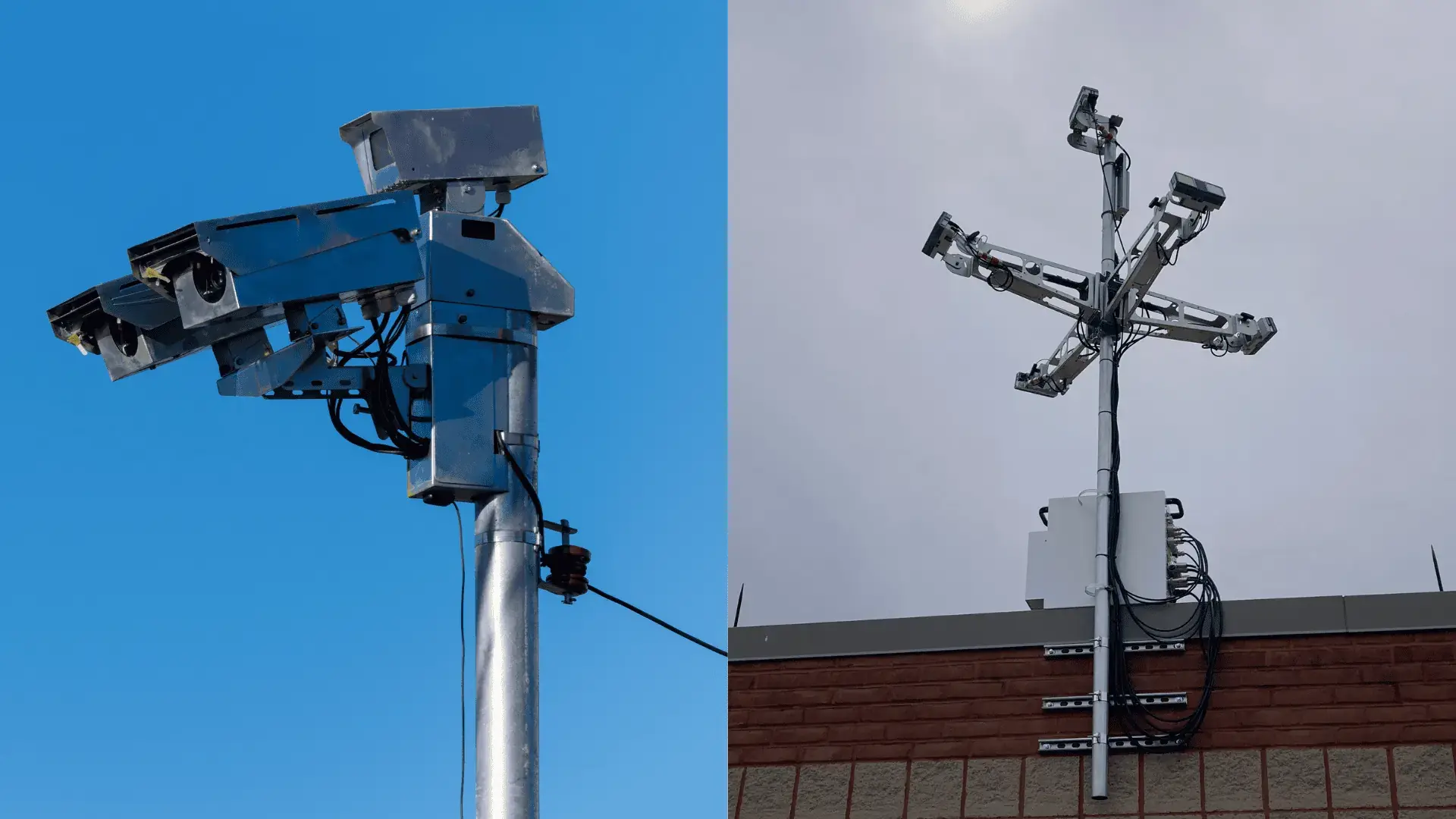 Comparison between traditional cameras and radar technology at airsight