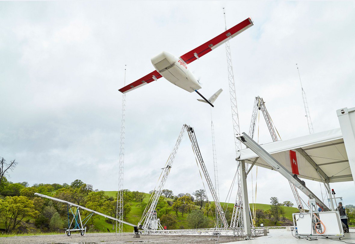 zipline drone launch